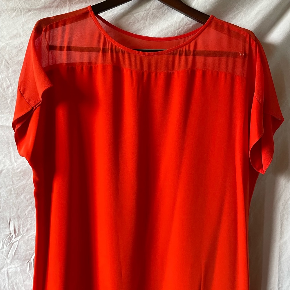 Red / Persimmon Boutique dress size 10, fits loose
